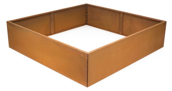 G21 Corten magaságyás, 132 × 32 × 132 cm