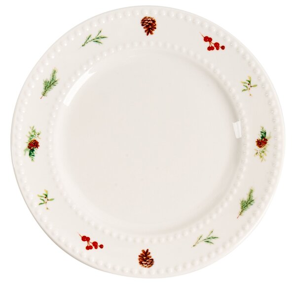 16 darabos étkészlet MARJORAM Porcelán Fehér