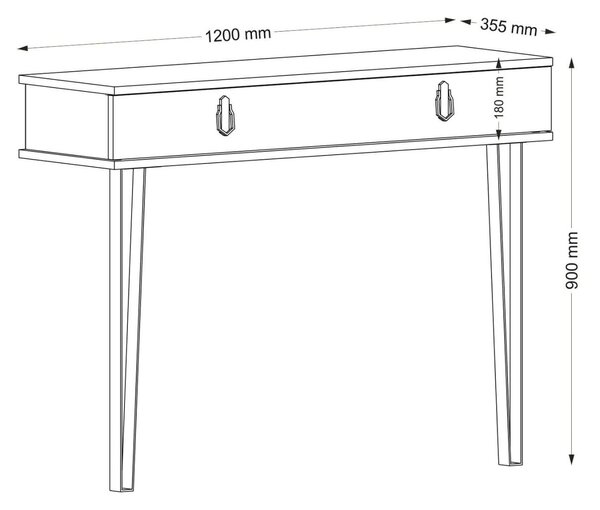Masa Decor Living/Hol, UnicUtil, 120x35x90 cm, Nuc
