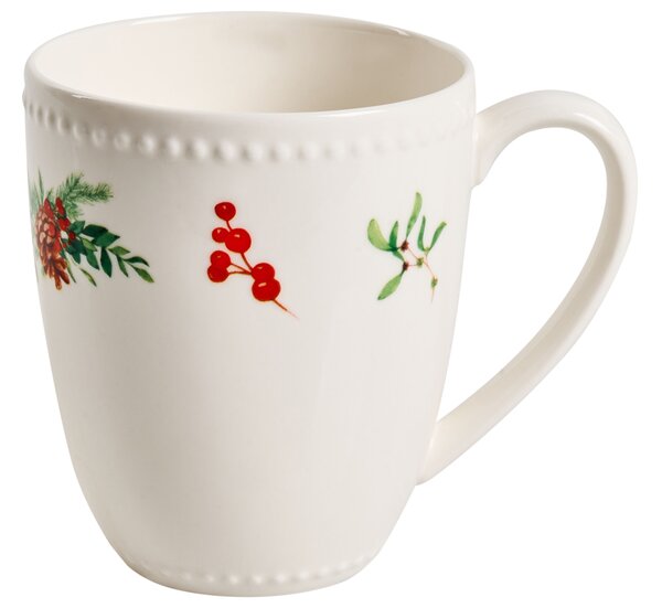 16 darabos étkészlet MARJORAM Porcelán Fehér