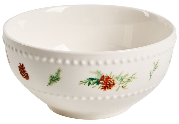 16 darabos étkészlet MARJORAM Porcelán Fehér