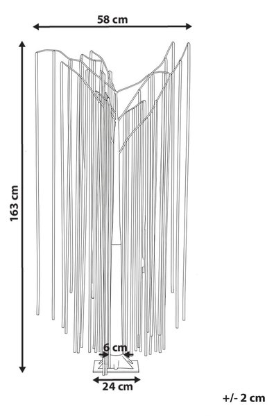Kültéri dekoráció LED BOREN 163 cm Fa Színes