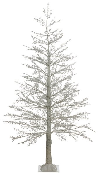 Kültéri dekoráció LED SUONTEE 180 cm Karácsonyfa Fehér