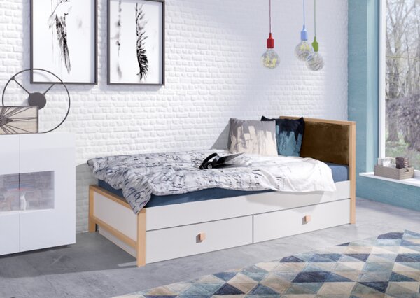 ZARA tömör fa gyerekágy ágyneműtartóval180x80cm