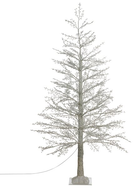 Kültéri dekoráció LED SUONTEE 180 cm Karácsonyfa Fehér