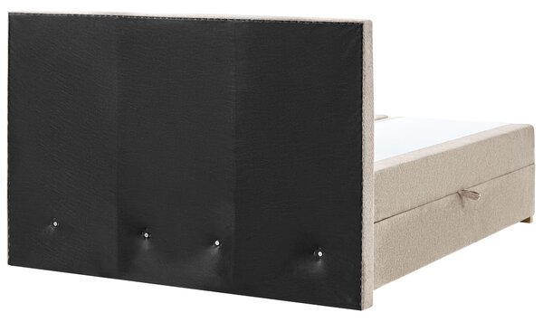 Boxspring ágy tárolóval MAJOR 160 x 200 cm Tópszín