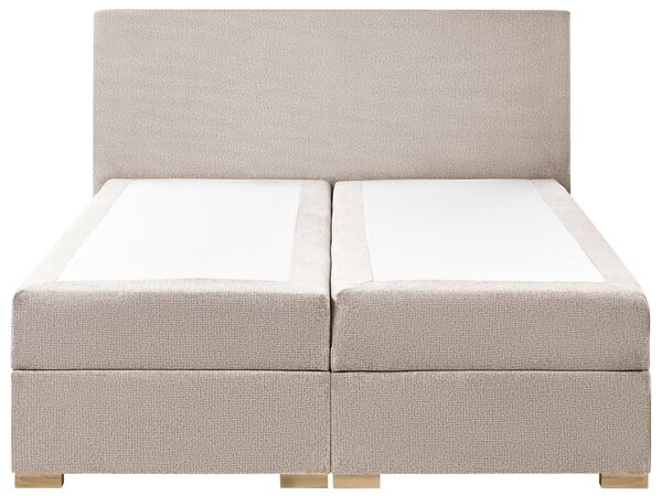 Boxspring ágy tárolóval MAJOR 160 x 200 cm Tópszín