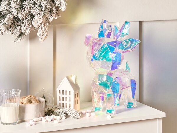 LED dekoráció PIENI Rénszarvas 35 cm Színes