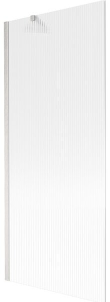 Mexen Next, 1 szárnyas kádparaván 80 x 150 cm, 6 mm üveg Bordák, acél, 895-080-000-00-09-97