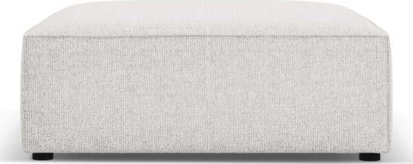 Világosszürke kárpitozott lábzsámoly Cosmopolitan Design Arendal 102 x 80 cm