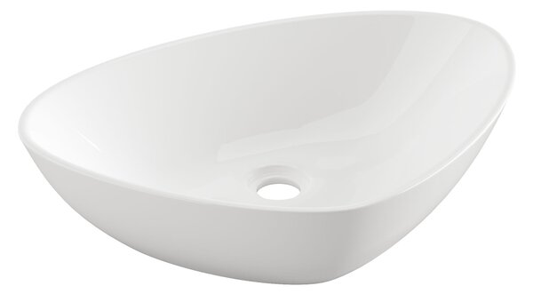 Invena Trigono, aszimmetrikus asztali mosdó 500x405, INV-CE-58-001-W