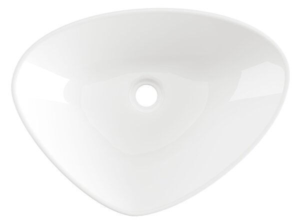 Invena Trigono, aszimmetrikus asztali mosdó 500x405, INV-CE-58-001-W