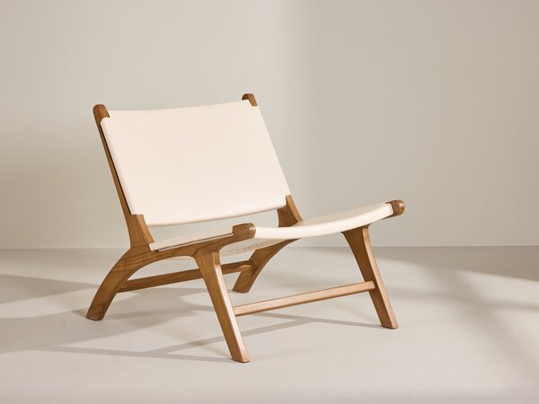 Fotel Dallas 4531, Öko-bőr, 75x65x80cm, Krém, Tikfa