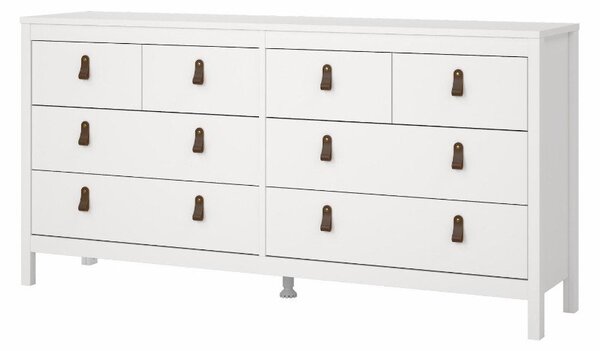 Fehér alacsony komód 159x80 cm Madrid – Tvilum