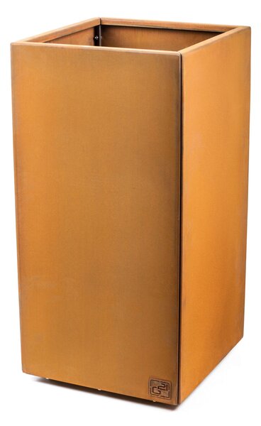 G21 Corten Square virágláda, 40 x 80 x 40 cm