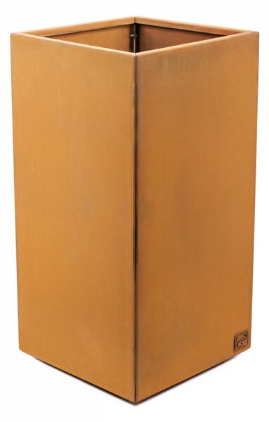 G21 Corten Square virágláda, 40 x 80 x 40 cm