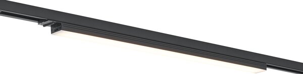 Modern fekete mennyezeti lámpa 1 fázisú sínrendszerhez 15W 1180 lm 2700-3800K - Iconic Tsiri