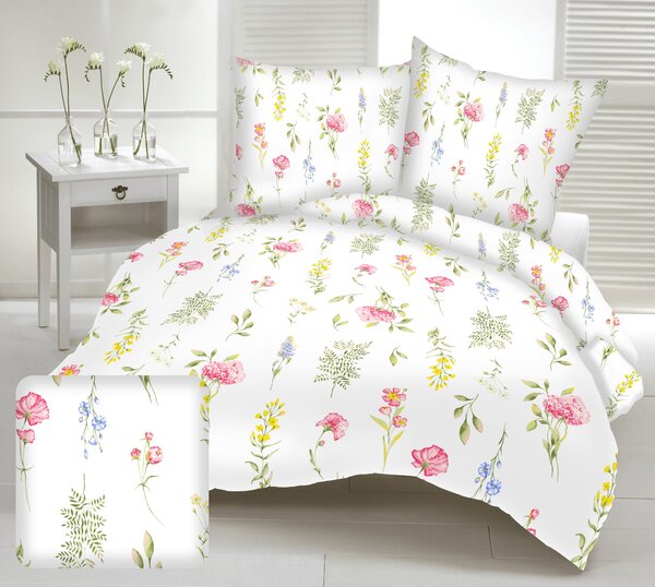 Rimini krepp ágyneműhuzat - 1x Párna 90x70cm, 1x Paplan 140x200cm