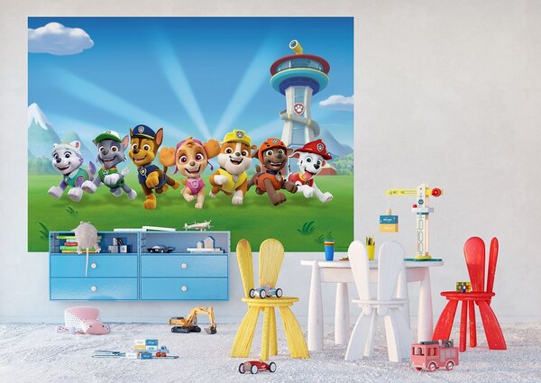 Mancs őrjárat gyermek fotótapéta 252 x 182 cm, 4 részes
