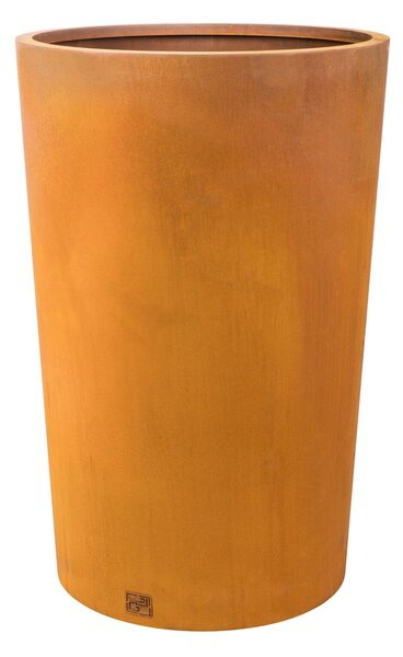 G21 Corten Round virágláda, 65 x 100 cm