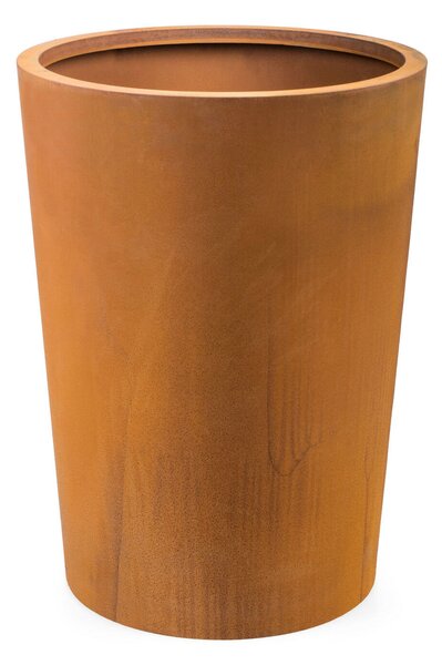 G21 Corten Round virágláda, 55 x 75 cm
