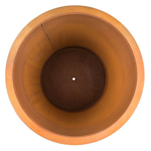 G21 Corten Round virágláda, 55 x 75 cm