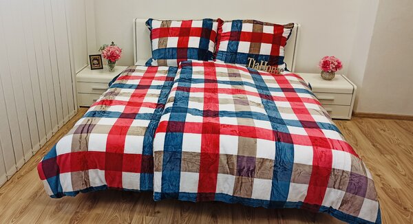 Házikó mikroplüss ágyneműhuzat 200x140cm+90x70cm