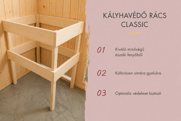 Karibu "Quadro 1" kültéri hordó szauna 2 fő részére – kályha nélkül