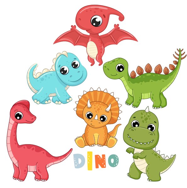 PIPPER. Textil falmatrica " Baba dinoszauruszok"