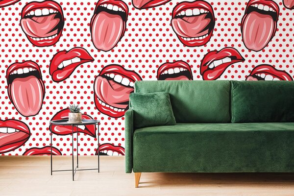 Tapéta pop art stílusban