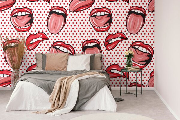 Tapéta pop art stílusban