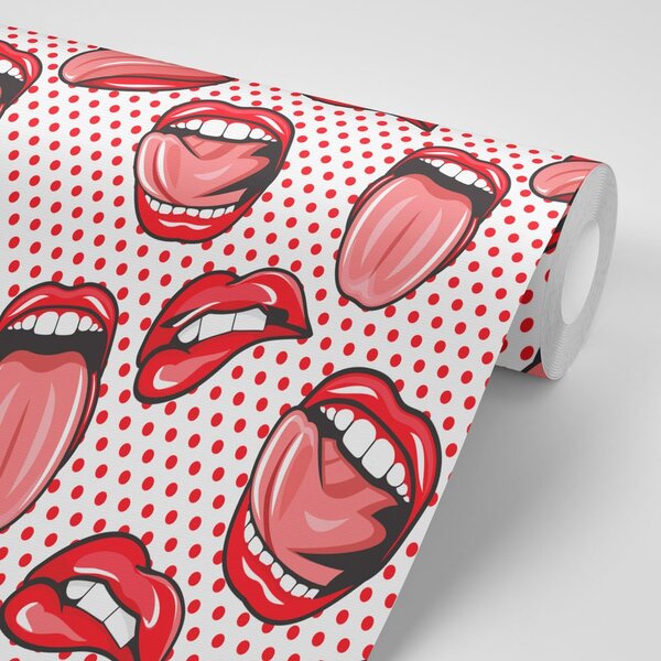 Tapéta pop art stílusban