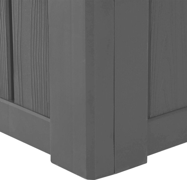 VidaXL Hot Tub lépcső tárolóval 2 lépésben Fekete 93 x 57 x 35 cm PP