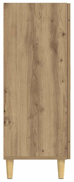 VidaXL Széf Kézműves Tölgy 69,5 x 34 x 90 cm Szerelt Fa