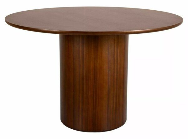 Rondo kerek étkezőasztal MDF diófa furnér 120 cm