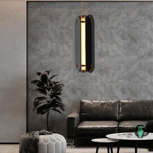 Mennyezeti lámpa balck APP1676-CP Long