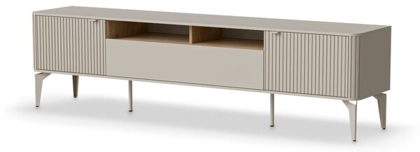 TV-szekrény, 200 cm, kasmír / cremona tölgy - DOUCETTE