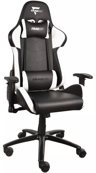 FragON Gamer szék - 2X Series Rev. 2.0, fekete/fehér