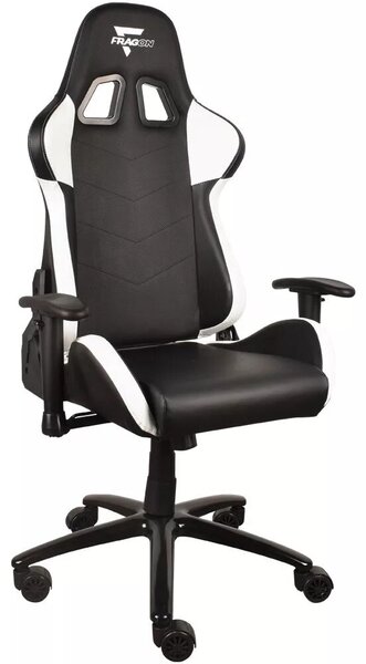 FragON Gamer szék - 2X Series Rev. 2.0, fekete/fehér