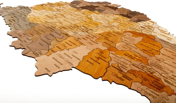 Natura Products 3D Fali Puzzle - Nagy-Magyarország Területe Országonként