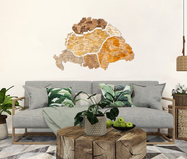 Natura Products 3D Fali Puzzle - Nagy-Magyarország Területe Országonként