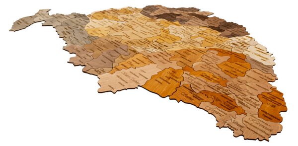 Natura Products 3D Fali Puzzle - Nagy-Magyarország Területe Országonként