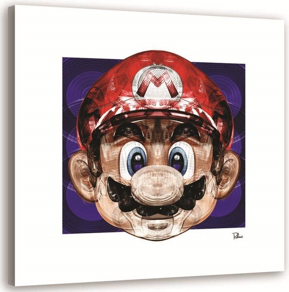 Gario Vászonkép Super Mario - Rubiant Méret: 30 x 30 cm