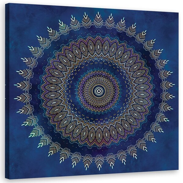 Gario Vászonkép Kék mandala - Andrea Haase Méret: 30 x 30 cm
