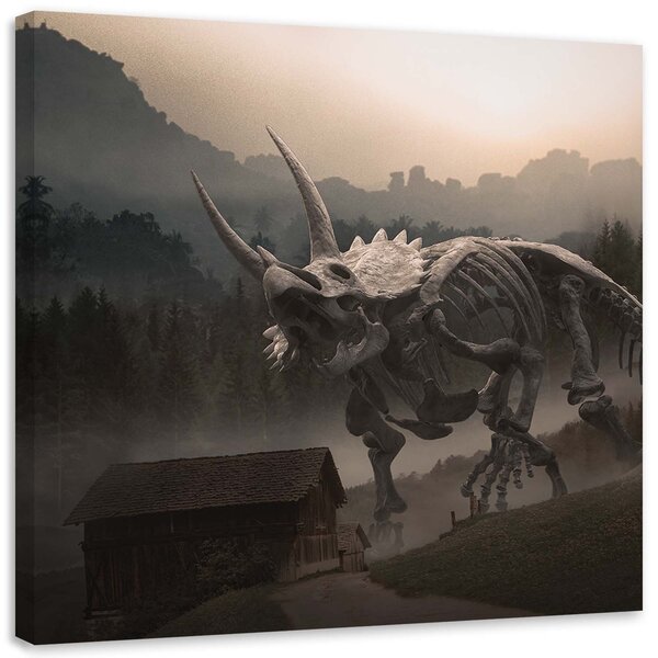 Gario Vászonkép Az utolsó dinoszaurusz - Zehem Chong Méret: 30 x 30 cm