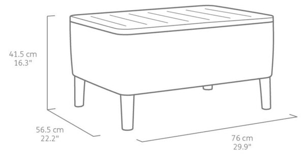 Keter SALEMO 3 SEATER MŰRATTAN KERTI BÚTOR SZETT