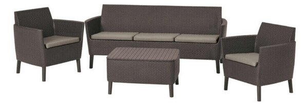 Keter SALEMO 3 SEATER MŰRATTAN KERTI BÚTOR SZETT