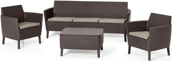 Keter SALEMO 3 SEATER MŰRATTAN KERTI BÚTOR SZETT