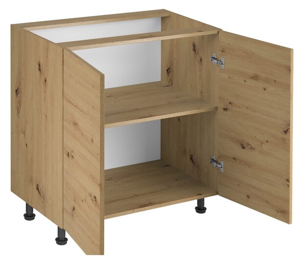 LANGEN D80 alsó konyhaszekrény Artisan tölgy/szürke