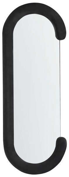 Falitükör LOCHES 54 cm 158 cm Bársony Fekete